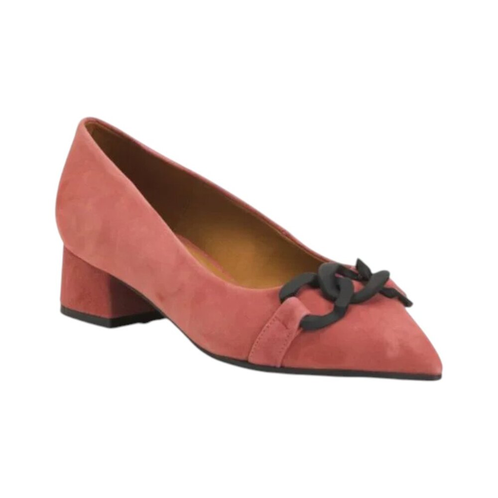 MARIAN Made In Spain Nubuck Leather Heeled Shoes